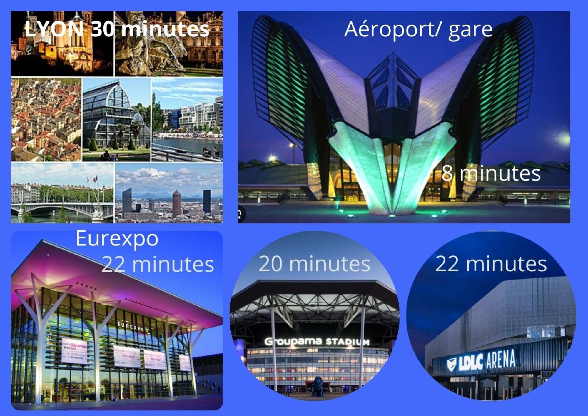 Colombier-Saugnieu Cosy 152 Proche Aeroport -Gare-Groupama Stadium-Lyon מראה חיצוני תמונה